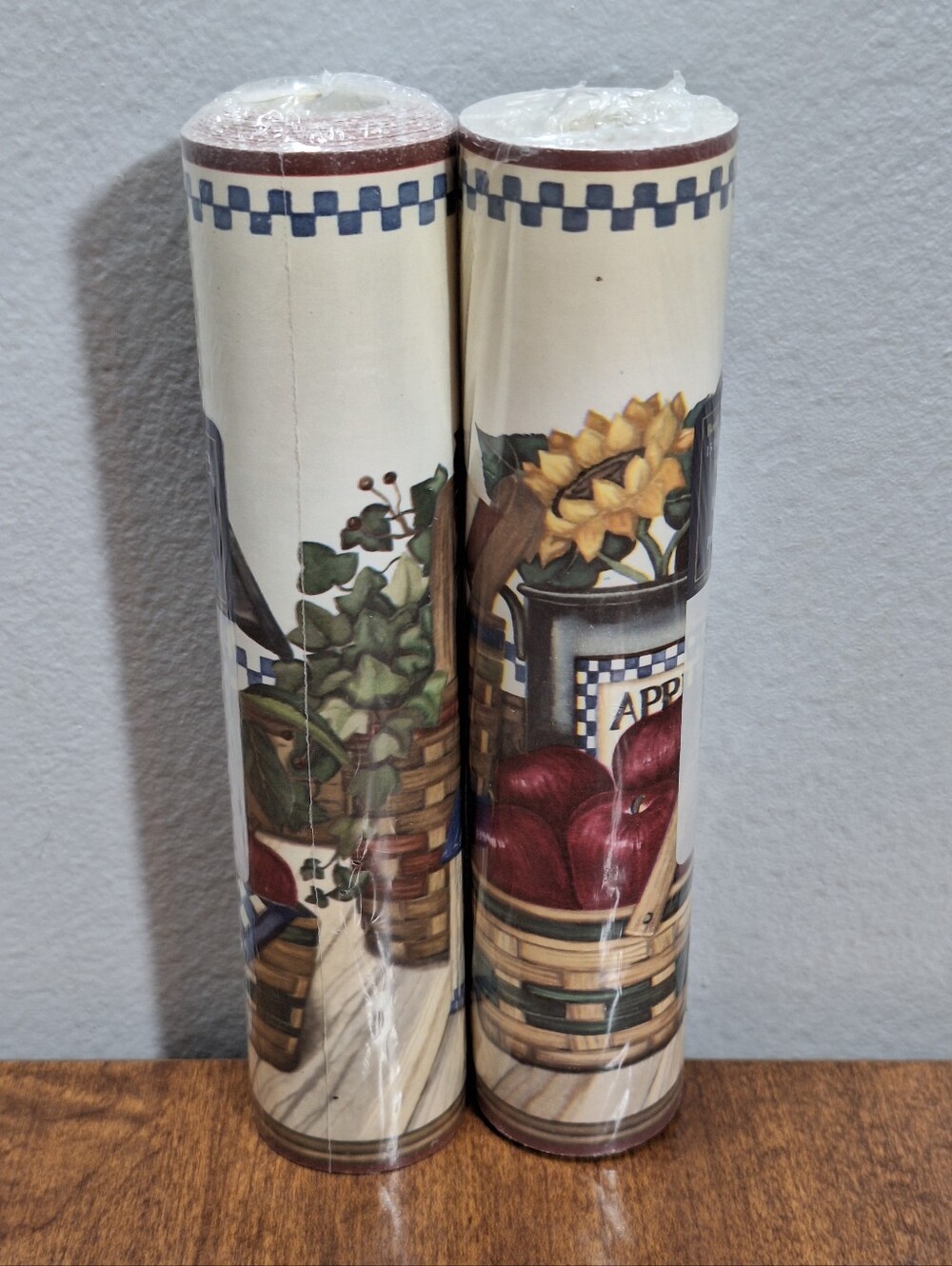 NWT Americana Village Wallpaper Border Patriotic Country 2 Rolls 15ftx7in  USA
